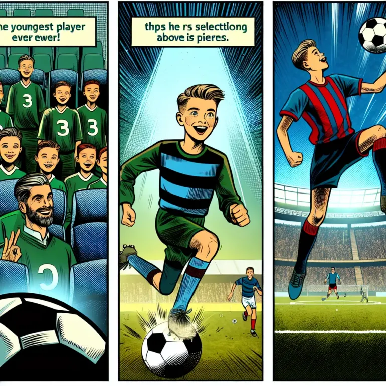 самый молодой игрок в футболе