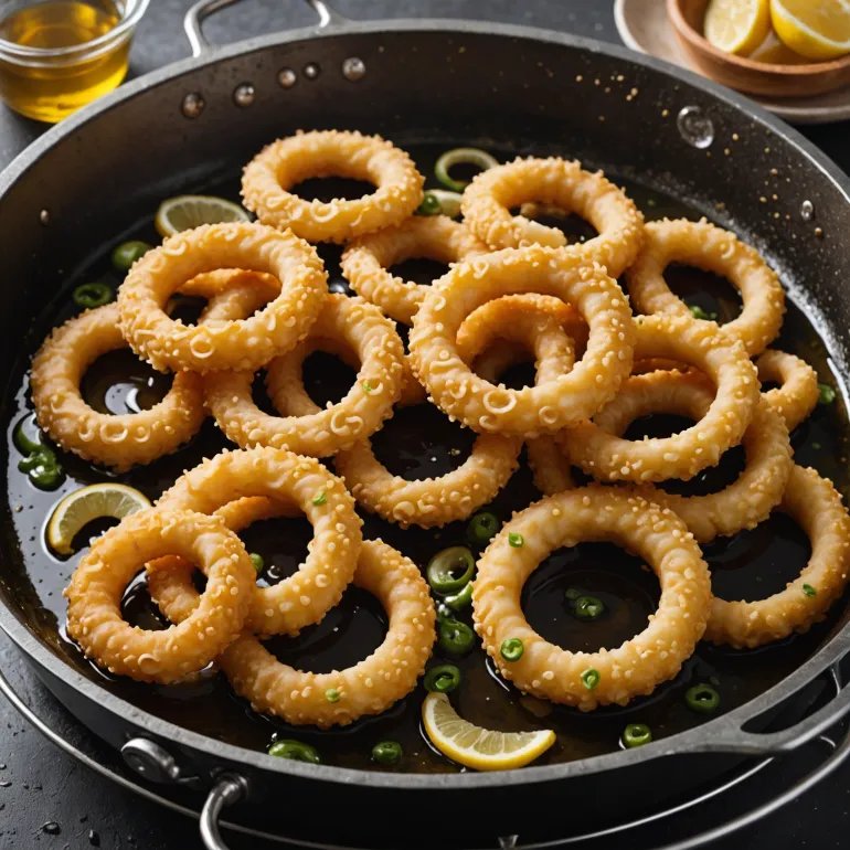 Искусство идеальной панировки: как приготовить кольца кальмара, которые покорят даже гурманов