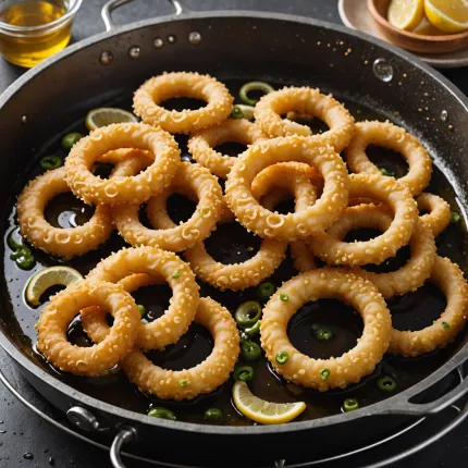 Искусство идеальной панировки: как приготовить кольца кальмара, которые покорят даже гурманов